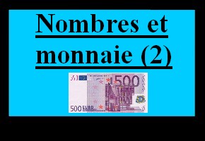 Nombres et monnaie 2